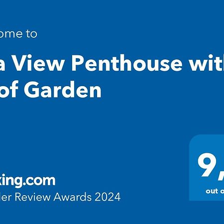 Sea View Penthouse With Roof Garden Apartment Chania  ภายนอก รูปภาพ