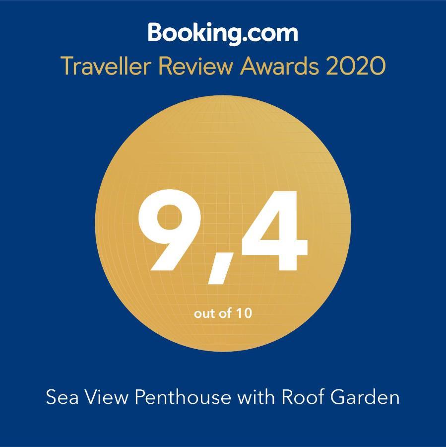 Sea View Penthouse With Roof Garden Apartment Chania  ภายนอก รูปภาพ