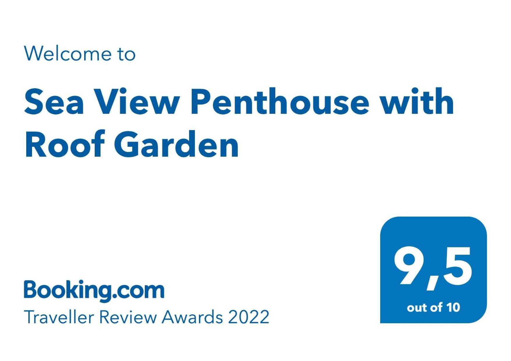 Sea View Penthouse With Roof Garden Apartment Chania  ภายนอก รูปภาพ