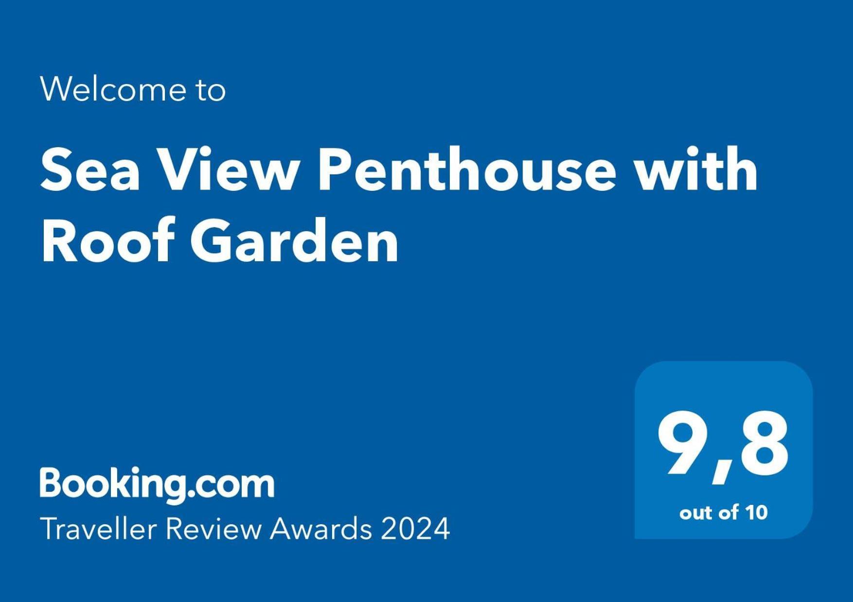 Sea View Penthouse With Roof Garden Apartment Chania  ภายนอก รูปภาพ
