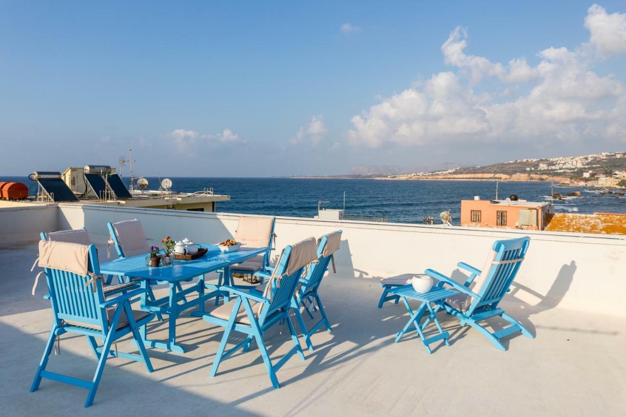 Sea View Penthouse With Roof Garden Apartment Chania  ภายนอก รูปภาพ